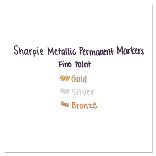 Sharpie Metallic Fine Point Permanent Markers - SAN2003899 