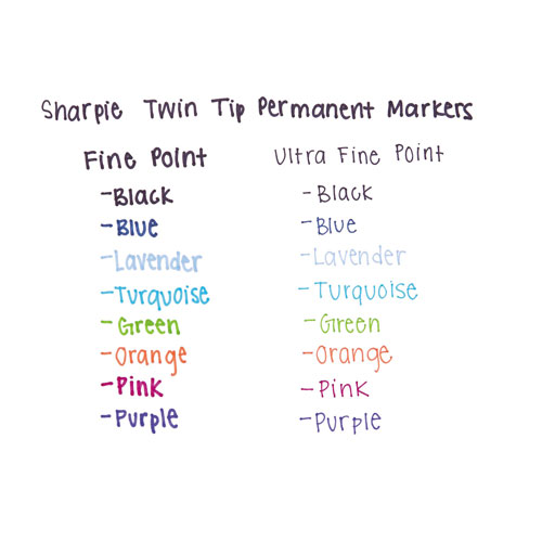 Sharpie® Fine Tip Permanent Marker, Black