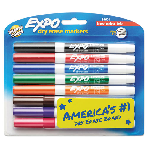Sanford Expo® Low-Odor Dry-Erase Marker | Fine Bullet Tip, Assorted