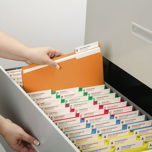 Smead Colored File Folders, 1/3-Cut Tabs, Legal Size, Assorted, 100/Box