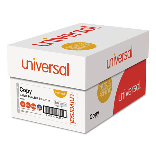 Universal Office UNV11204 8 1/2 x 11 Pink Ream of 20# Color Copy Paper -  500 Sheets