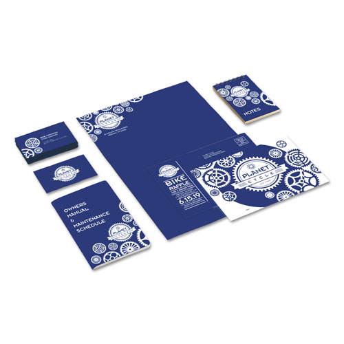 Astrobrights® Color Cardstock, 65 lb, 8.5 x 11, Lunar Blue, 250