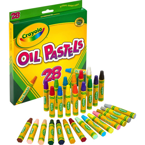 Crayola Oil Pastels, 28-Color Set, Assorted, 28/Pack, CYO524628