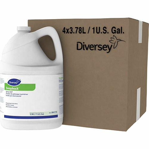 Diversey SnapbackTM Spray Buff | Ready-To-Use Liquid, 128 fl oz (4 quart),  Mild, Pleasant, Characteristic Scent, 4/Container, Straw | DVO904116 |  ReStockIt.com