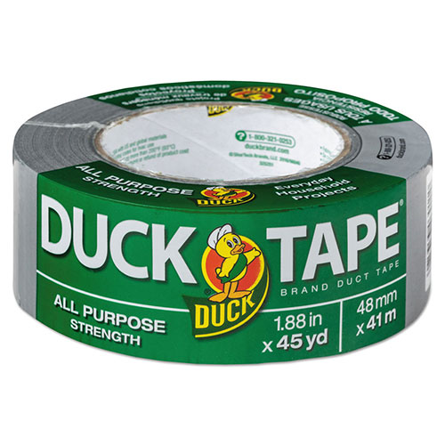 Duck® Duct Tape, 3" Core, 1.88" x 45 yds, Gray