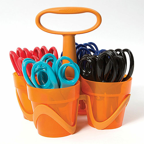 Fiskars Kids' Scissors, 5, Pointed Tip, Assorted Colors