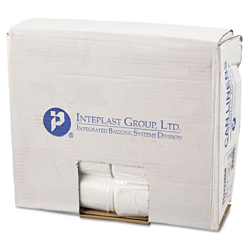 InteplastPitt High-Density Commercial Can Liners, 16 gal, 6 microns, 24" x 33", Natural, 1,000/Carton