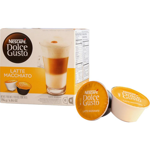 Dolce Gusto Nescafe Coffee Pods, Cappuccino, 16 capsules (Pack of