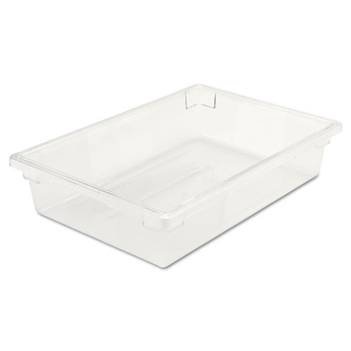 Rubbermaid Food/Tote Boxes, 8.5 gal, 26 x 18 x 6, Clear, Plastic