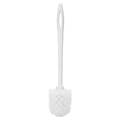 Rubbermaid Toilet Bowl Brush, 10" Handle, White