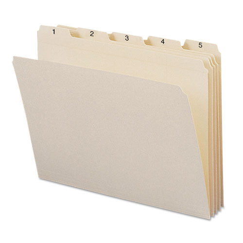 Smead Indexed File Folder Sets, 1/5-Cut Tabs, 1-31, Letter Size, Manila, 31/Set