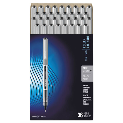 uni ball Vision Rollerball Pens Fine Point 0.7 mm Assorted Barrels