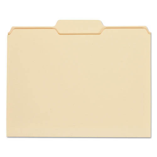 Universal Top Tab File Folders, 1/3-Cut Tabs: Center Position, Letter Size, 0.75" Expansion, Manila, 100/Box