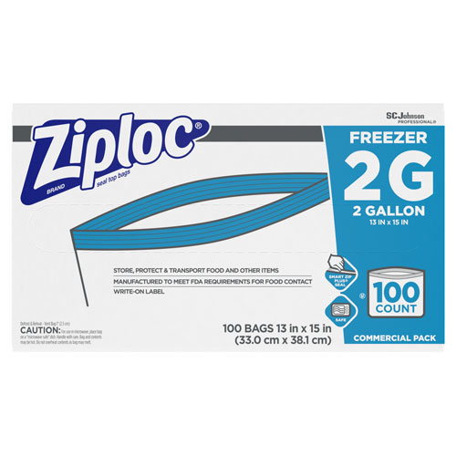 SC Johnson Ziploc® Double Zipper Freezer Bags