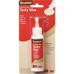 3M 2 Ounce Quick Drying Tacky Glue