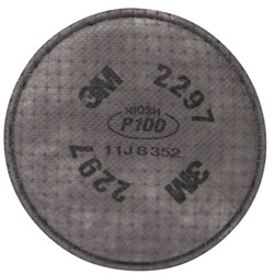 3M Advanced Particulate Filter, P100, Oil/ Non-Oil Based Particulates/Organic Vapors, Magenta