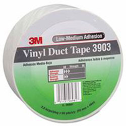 3M 3903 Vinyl Duct Tape, 2 in x 50 yds, White
