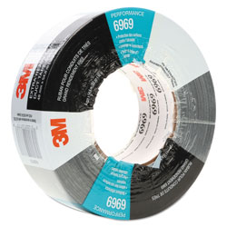 3M 6969 Extra-Heavy-Duty Duct Tape, 3 in Core, 48 mm x 54.8 m, Silver