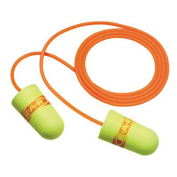 3M E-A-Rsoft SuperFit Earplugs, Polyurethane, Red/Yellow, Uncorded, Regular
