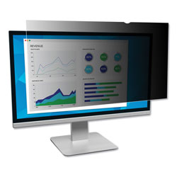 3M Frameless Blackout Privacy Filter for 19.5 in Widescreen Monitor, 16:9 Aspect Ratio