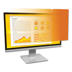 3M Gold Frameless Privacy Filter for 23 in Widescreen Monitor, 16:9 Aspect Ratio
