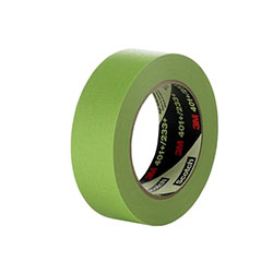 3M High Performance Masking Tapes 401+, 12 mm x 55 m, Green