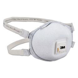3M N95 Particulate Welding & Metal Pouring Respirator, Faceseal, Organic Vapors/Non-Oil Particles, White