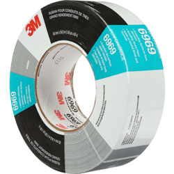 3M Poly-Coated Cloth Duct Tape for HVAC, 1.88 in x 60yds, 3 in Core, Silver