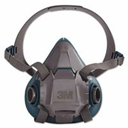 3M Rugged Comfort Half-Facepiece Reusable Respirators, Medium