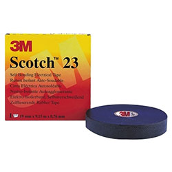 3M Scotch® Rubber Splicing Tapes 23, 20 ft x 3/4 in, Black