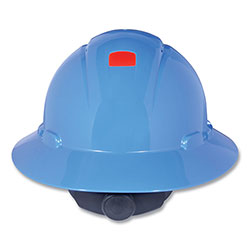 3M SecureFit H-Series Hard Hats, H-800 Hat with UV Indicator, 4-Point Pressure Diffusion Ratchet Suspension, Blue