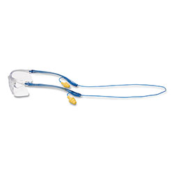 3M Virtua Sport CCS Protective Eyewear, Blue Plastic Frame, Clear Polycarbonate Lens