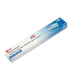 Acco Premium Two-Piece Paper Fasteners, 3.5 in Capacity, 2.75 in Center to Center, Silver, 50/Box