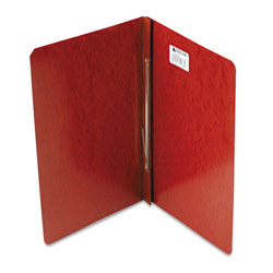 Acco Presstex Report Cover, Side Bound, Prong Clip, Legal, 3 in Cap, Red
