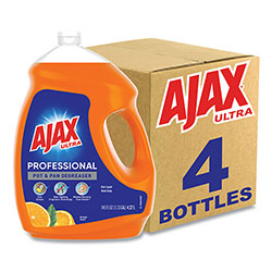 Ajax Dish Detergent, Orange Scent, 145 oz Bottle, 4/Carton