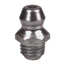 Alemite Hydraulic Fittings, Straight, 35/64 in, Male/Male, 1/4 in (SAE)