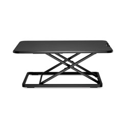 Alera AdaptivErgo Single-Tier Sit-Stand Lifting Workstation, 26.4 in x 18.5 in x 1.8 in to 15.9 in, Black