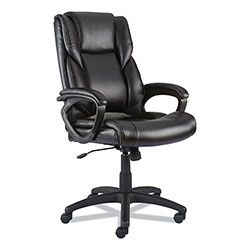 Alera Alera Brosna Series Mid-Back Task Chair, Supports Up to 250 lb, 18.15 in to 21.77 Seat Height, Black Seat/Back, Black Base