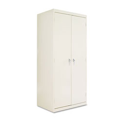 Alera Assembled 78 in High Storage Cabinet, w/Adjustable Shelves, 36w x 24d, Putty
