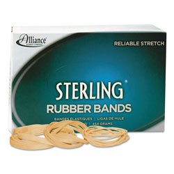 Alliance Rubber Sterling Rubber Bands, Size 8, 0.03 in Gauge, Crepe, 1 lb Box, 7,100/Box