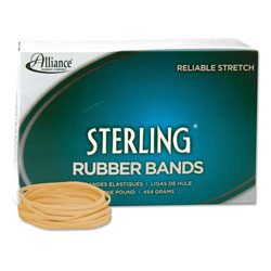 Alliance Rubber Sterling Rubber Bands, Size 33, 0.03 in Gauge, Crepe, 1 lb Box, 850/Box