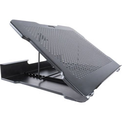 Allsop Metal Art Adjustable Laptop Stand with 7 positions - (32147) - 2.5 in, x 13.4 in x 11.5 in Depth - Metal - Black, Pearl