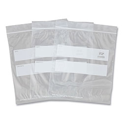 Amercare Zipper Bags, 1.73 mil, 7 in x 7.99 in, Clear, 500/Carton