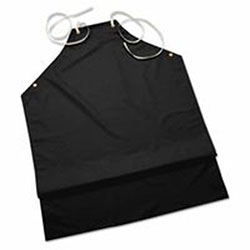 Ansell AlphaTec® Hycar Apron, 35 in x 45 in, Nitrile/Poly-Cotton, Black