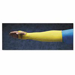 Ansell Kevlar® Sleeves, 18 in Long, One Size, Yellow