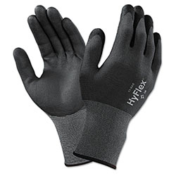 Ansell HyFlex Multi-Purpose Gloves, 11, Black