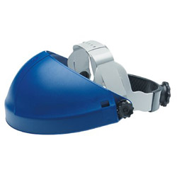 AO Safety Ratchet Headgear H8A, Blue, 9 in L x 6 in H, Headgear Only