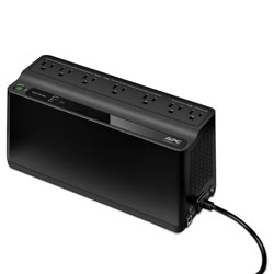 APC Smart-UPS 600 VA Battery Backup System, 7 Outlets, 490 J