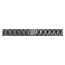 Apex American Pattern Rectangular Plain 1/2 Horse Rasp File, 14 in, Double Ended