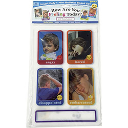 Ashley Smart Poly Picture Emotions Mini Set - Skill Learning: Interactive Learning, Emotion, Educational - 100 / Carton